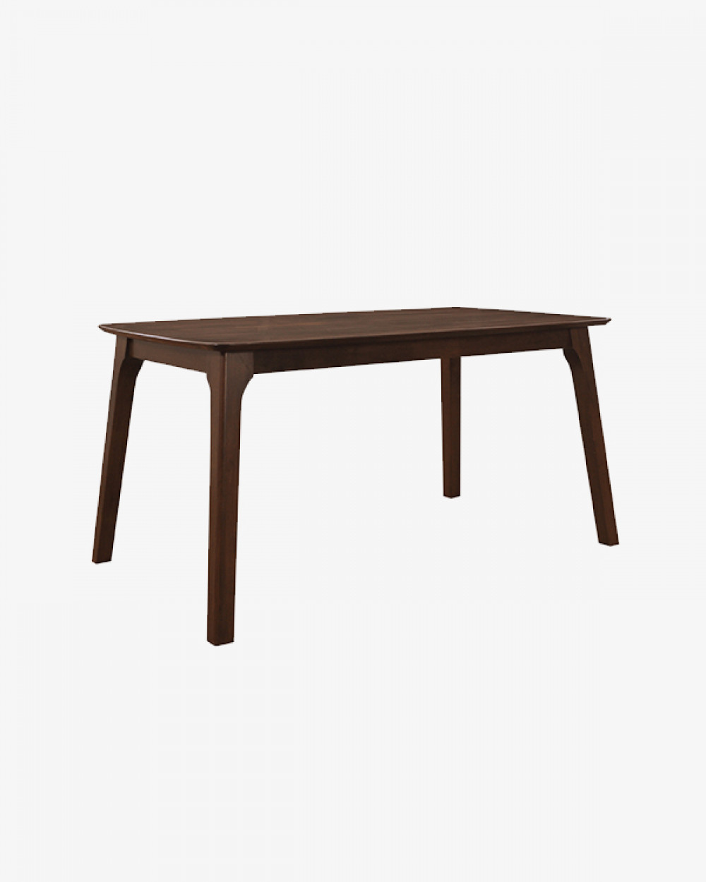 Rubberwood Walnut Dining Table